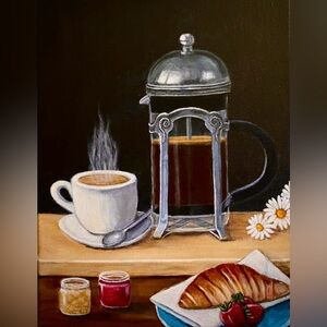 Hand Crafted Coffee Art Print